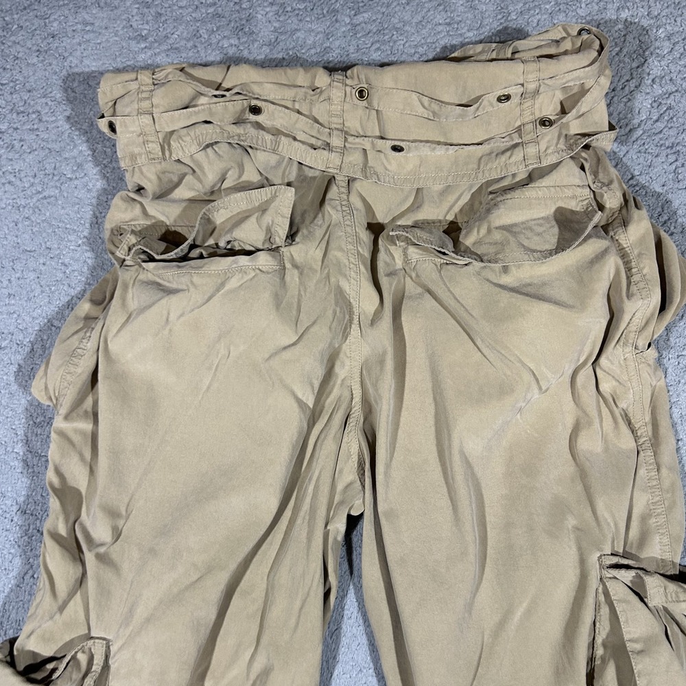 Isabel Marant Hadja Cargo Trousers Women's Medium 36 Beige #3723 - Picture 5 of 9